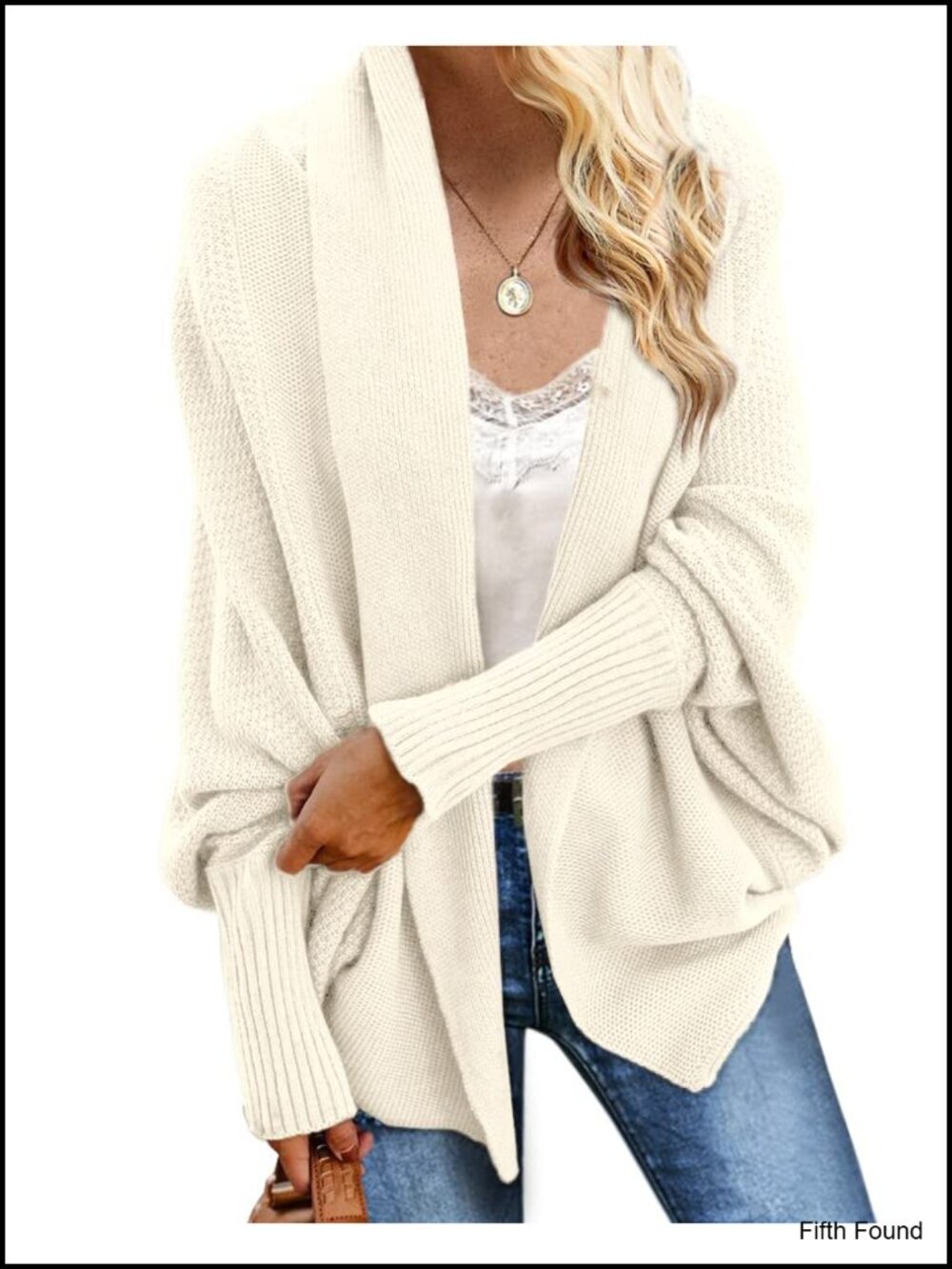 Womens Oversized Batwing Cable Knit Kimono Wrap Cardigan Sweater